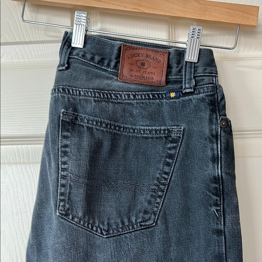 Lucky Brand Men's Faded Black Jeans